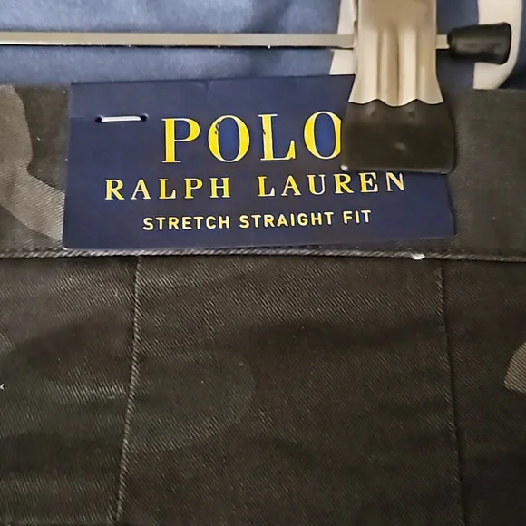 Polo Ralph Lauren Mens Black/Gray Camo Chinos.BRAND NEW WITH TAGS!!